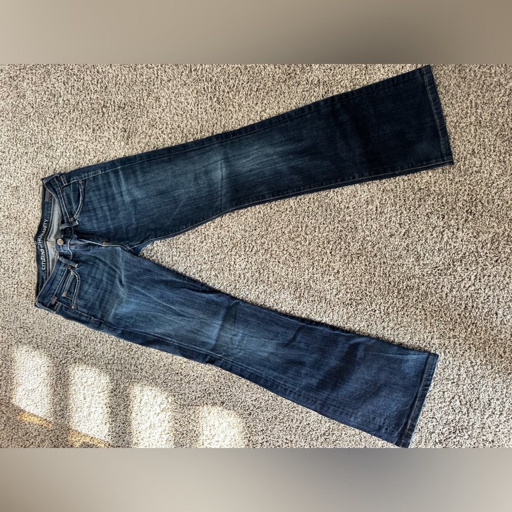 Citizens Of Humanity Dark Indigo Flare Jeans